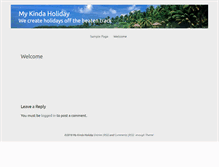 Tablet Screenshot of mykindaholiday.com